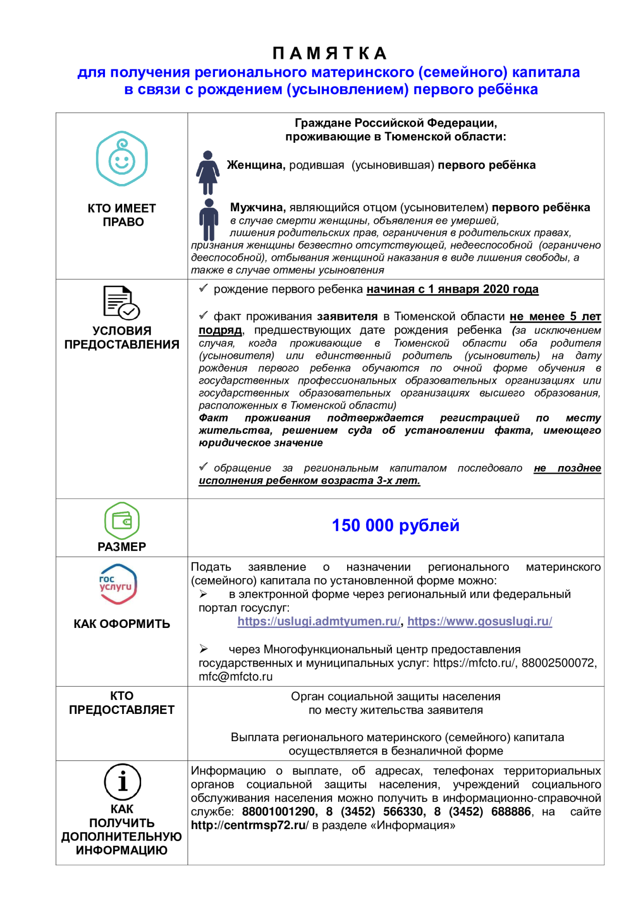 В Тюменской области еще больше семей могут получить региональный материнский  капитал на первого ребенка - Викулово72.ру. Новости Викуловского района