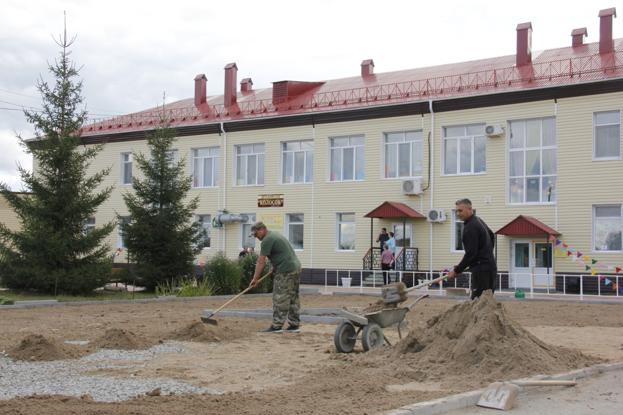 Зона отдыха в детском саду 